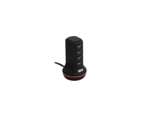 Зарядное устройство STM USB hub U4  4 USB  5B/6A black
