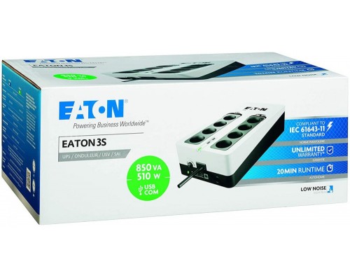 Источник бесперебойного питания Eaton 3S 850 DIN