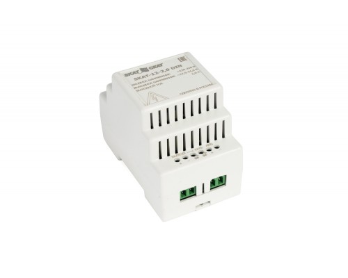 Источник вторичного электропитания SKAT-12-2.0 DIN power supply 12V 2.3A external battery 1х7-17Ah charge current 2.0 – Iload.