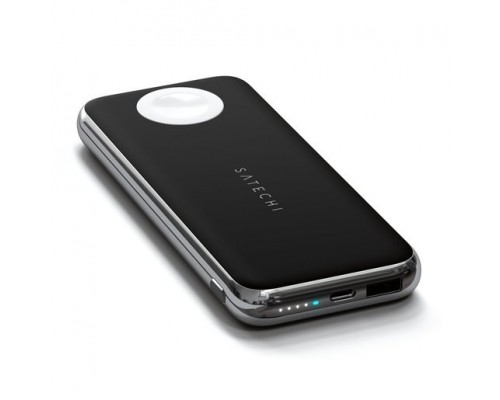 Павербанк Satechi Quatro Wireless Power Bank - Space Gray