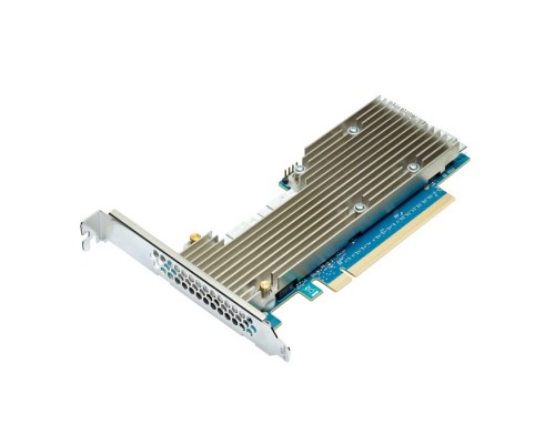 Контроллер P411W-32P (05-50054-00)  NVMe  HBA Adapter,  PCIe 4.0  x16 LP,  32port ( 4* int SFF8654), PEX88048,