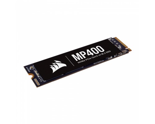 Накопитель SSD M.2 2280 8000GB Corsair MP400 Client SSD CSSD-F8000GBMP400 PCIe Gen3x4 with NVMe, 3400/3000, IOPS 610/710K, MTBF 1.8M, 3D QLC, MB, 1600TBW, DWPD, Heatsink, RTL (631392)