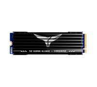 Накопитель SSD M.2 2280 1TB Team Group CARDEA II TUF Gaming SSD TM8FPB001T0C310 PCIe Gen3x4 with NVMe, 3400/3000, IOPS 450/400K, MTBF 2M, 3D TLC, 1665TBW, 0,91DWPD, Heatsink, RTL 050389                                                                 