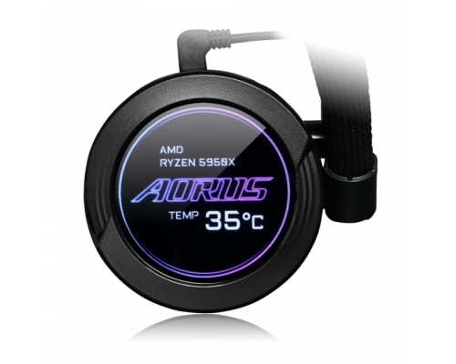 Жидкостная система охлаждеиня AORUS WATERFORCE X 280 , 2 x 140mm ARGB Fan, RTL