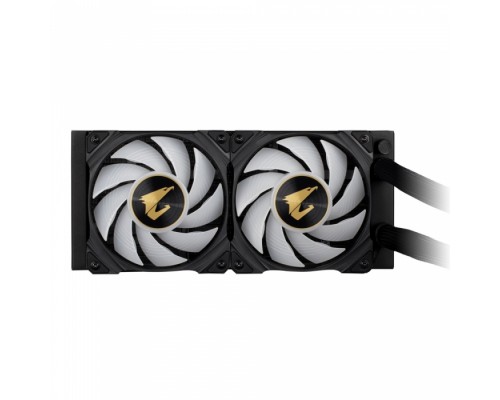 Жидкостная система охлаждеиня AORUS WATERFORCE X 240 , 2 x 120mm ARGB Fan, RTL