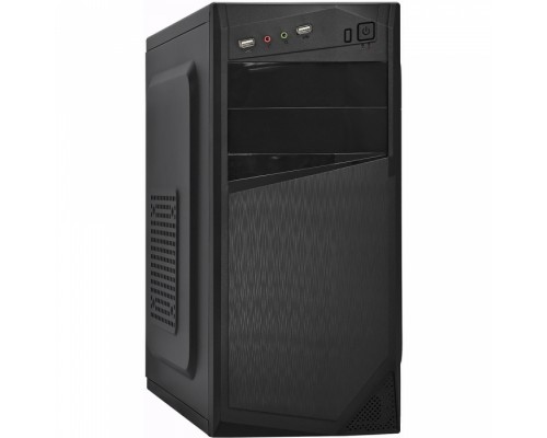 Корпус Miditower ExeGate AA-327 (ATX, без БП, 2*USB, аудио, черный)