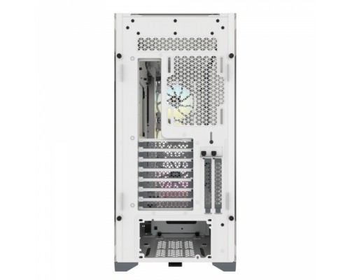 Корпус iCUE 5000X RGB CC-9011213-WW Tempered Glass Mid-Tower Smart Case, White