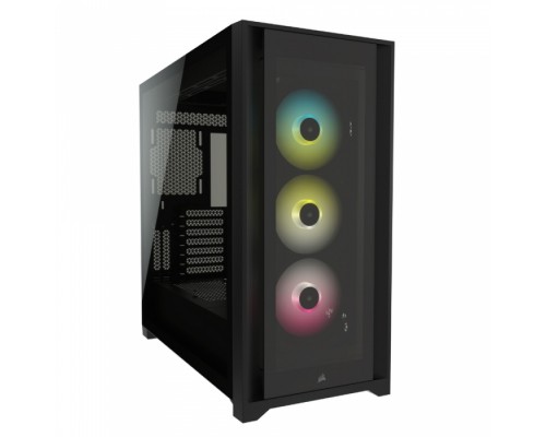 Корпус iCUE 5000X RGB CC-9011212-WW Tempered Glass Mid-Tower Smart Case, Black