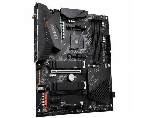 Материнская плата B550 AORUS ELITE AX V2, Socket AM4, AMD B550, 4xDDR4-3200, HDMI+DP, 3xPCI-Ex16, 1xPCI-Ex1, 4xSATA3(RAID 0/1/10), 2xM.2, 8 Ch Audio, 2.5GLan, WiFi, (2+4)xUSB2.0, (5+2)xUSB3.2, (0+1)xUSB3.2 Type-C™, ATX, RTL