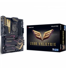 Материнская плата Z590 VALKYRIE, Socket 1200, Intel®Z590, 4xDDR4-3200, HDMI+DP, 3xPCI-Ex16, 6xSATA3(RAID 0/1/5/10), 3xM.2, 8Ch Audio, 2,5GLan, WiFi, (0+4)xUSB2.0, (7+2)xUSB3.2, (1+1)xUSB3.2 Type-C™, 1xPS/2, ATX, RTL,                                  