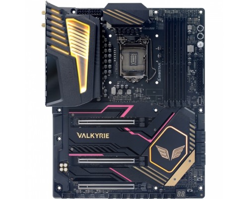 Материнская плата Z590 VALKYRIE, Socket 1200, Intel®Z590, 4xDDR4-3200, HDMI+DP, 3xPCI-Ex16, 6xSATA3(RAID 0/1/5/10), 3xM.2, 8Ch Audio, 2,5GLan, WiFi, (0+4)xUSB2.0, (7+2)xUSB3.2, (1+1)xUSB3.2 Type-C™, 1xPS/2, ATX, RTL,