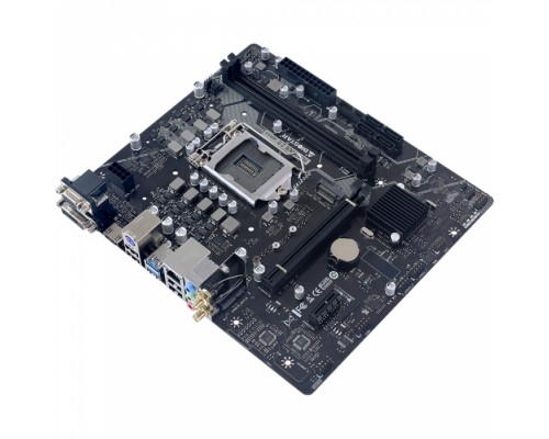 Материнская плата H510MXE/2.0, Socket 1200, Intel®H510, 2xDDR4-3200, D-SUB+DVI-D+HDMI, 1xPCI-Ex16, 1xPCI-Ex1, 4xSATA3, 1xM.2, 8 Ch Audio, GLan, (4+4)xUSB2.0, (2+2)xUSB3.2, 1xPS/2, mATX, RTL