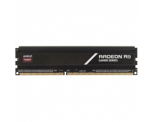 Память 32GB AMD Radeon™ DDR4 3600 DIMM R9 Gamers Series Black Gaming Memory R9S432G3606U2S Non-ECC, CL18, 1.35V, Heat Shield, RTL