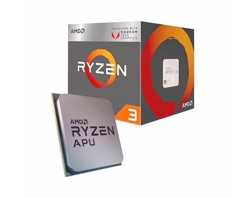 Процессор RYZEN 3 3200GE OEM (Picasso, 12nm, C4/T4/GPU8, Base 3,30GHz, Turbo 3,80GHz, Vega 8, L3 4Mb, TDP 35W, SAM4)