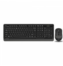 Беспроводные клавиатура + мышь A4Tech Fstyler FG1010 , черный/серый, USB                                                                                                                                                                                  