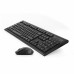 Беспроводные клавиатура + мышь A4Tech 7100N , черный, USB