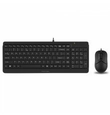 Клавиатура + мышь A4Tech Fstyler F1512 , черный, USB                                                                                                                                                                                                      
