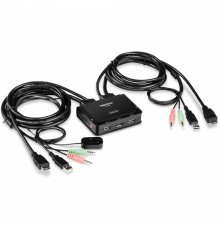 Переключатель консоли 2-Port 4K HDMI KVM Switch RTL  TK-216i                                                                                                                                                                                              