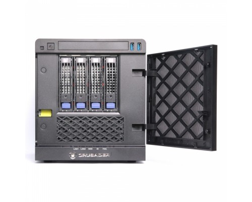 Сервер Crusader Mini 120T (Xeon E-2224, 1x16GB ECC, 2x256GB SSD SATA (up to 4x3.5 HotPlug), SATA On-Board, 2x1GbE, iKVM, 1x265W)