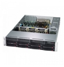 Серверная платформа Supermicro A+ Server 2U  Single AMD EPYC/ no memory(8)/ Broadcom 3008/ no HDD(8)LFF/ 2xGE/ 2x740W                                                                                                                                     