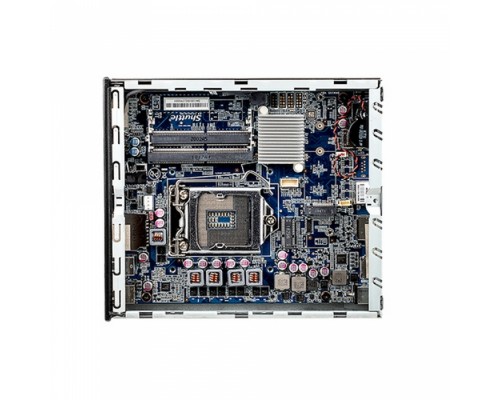 Неттоп DH410S Intel H410 Cometlake-s LGA1200 65WCPU, 2xDDR4 SoDimm 2933 Mhz Max.64G, HDMI, DP, Gbit LAN/ M.2 x2 2230 E, 2280 M, SATA 6G, 4xUSB 3.2 Gen1(1xTypeC), 4xUSB 2.0, SD Card Reader, no VESA mount, 19V 90W adapter, RTL  74R-DH410S-009-SHU-00