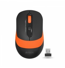 Мышь беспроводная A4Tech Fstyler FG10S , черный/оранжевый , оптическая, 2000dpi , USB, 4 кнопки, silent                                                                                                                                                   