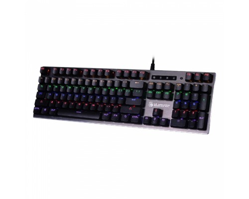 Игровая клавиатура A4Tech Bloody B765 , серый, механическая, USB, подсветка клавиш