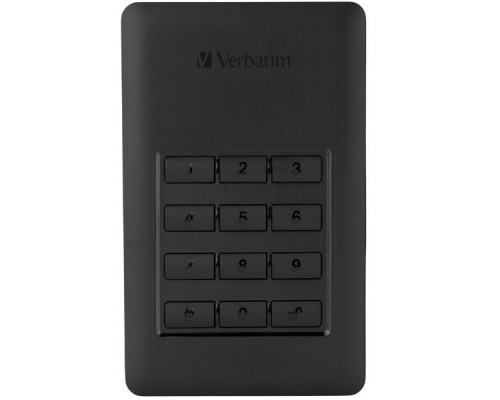 Внешний жесткий диск VERBATIM 2TB HDD Incl KEYPAD USB 3.1 GEN 1