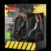 Гарнитура CANYON Nightfall GH-7 Gaming headset with 7.1 USB connector, adjustable volume control, orange LED backlight, cable length 2m, Black, 182*90*231mm, 0.336kg