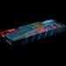 Клавиатура CANYON Wired multimedia gaming keyboard with lighting effect, 20pcs rainbow LED & 19pcs RGB light, Numbers 104keys, RU+EN double injection layout, cable length 1.8M, 446*160*40mm, 0.98kg, color Dark grey