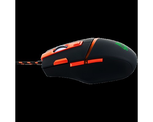 Мышь CANYON Sulaco GM-4 Wired Gaming Mouse with 7 programmable buttons, Pixart sensor of new generation, 4 levels of DPI and up to 4200, 5 million times key life, 1.65m Braided USB cable,rubber coating surface and RGB lights with 5 LED flowing mode,