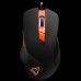 Мышь CANYON Eclector GM-3 Wired Gaming Mouse with 6 programmable buttons, Pixart optical sensor, 4 levels of DPI and up to 3200, 5 million times key life, 1.65m Braided USB cable,rubber coating surface and colorful RGB lights, size:130*75*40mm, 140g