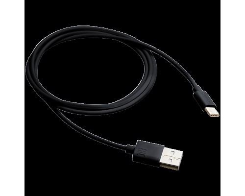 Кабель CANYON UC-1 Type C USB Standard cable, cable length 1m, Black, 15*8.2*1000mm, 0.018kg