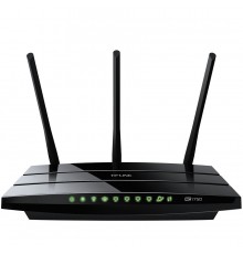 Беспроводной маршрутизатор Archer C7  AC1750 Dual Band Wireless Gigabit Router, QCA (Atheros), 3T3R, 1300Mbps at 5Ghz + 450Mbps at 2.4Ghz, 802.11ac/a/b/g/n, 1 10/100/1000Mbps WAN + 4 10/100/1000Mbps LAN ports, Wireless On/Off and WPS button, 1 USB 2.