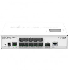 Маршрутизатор Cloud Router Switch 212-1G-10S-1S+IN with Atheros QC8519 400Mhz CPU, 64MB RAM, 1xGigabit LAN, 10xSFP cages, 1xSFP+ cage, RouterOS L5, LCD panel, desktop case, PSU                                                                          