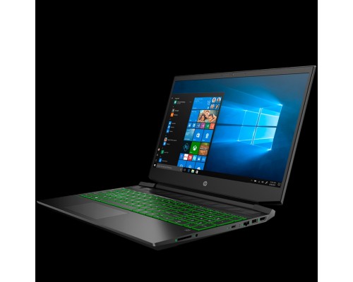 Ноутбук HP Pavilion Gaming 15-ec1095ur 3B4C1EA AMD Ryzen5 4600H (3.0)/8Gb/512G SSD/15.6''FHD AG IPS slim/NV GTX1650Ti 4G/Backlight/Win10 ShadowBlack w/ Acid green pattern