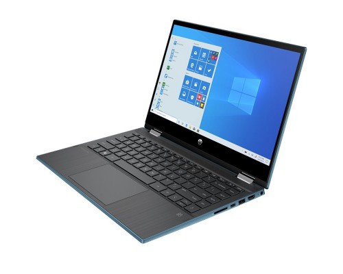 Ноутбук HP Pavilion x360 14-dw1007ur 2X2R4EA i5-1135G7 (2.4)/8G/256G SSD/14.0''FHD AG IPS Touch/Int:Intel Iris Xe/noODD/Win10 (Forest Teal)