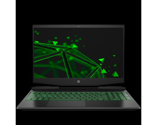 Ноутбук HP Pavilion Gaming 15-dk1105ur 3B4C0EA i5-10300H (2.5)/8Gb/512G SSD/15.6''FHD AG IPS slim/NV GTX1650Ti 4G/Backlight/DOS ShadowBlack w/ Acid green pattern