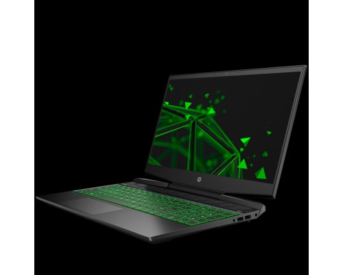 Ноутбук HP Pavilion Gaming 15-dk1105ur 3B4C0EA i5-10300H (2.5)/8Gb/512G SSD/15.6''FHD AG IPS slim/NV GTX1650Ti 4G/Backlight/DOS ShadowBlack w/ Acid green pattern