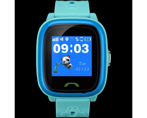 Умные часы CANYON Polly KW-51 Kids smartwatch, 1.22 inch colorful screen, SOS button, single SIM,32+32MB, GSM(850/900/1800/1900MHz), IP68 waterproof, Wifi, GPS, 420mAh, compatibility with iOS and android, Blue, host: 46*40*15MM, strap: 180*20mm, 46g