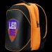 Рюкзак Prestigio LEDme MAX backpack, animated backpack with LED display, Nylon+TPU material, connection via bluetooth, Dimensions 42*31.5*20cm, LED display 64*64 pixels, orange color.