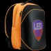 Рюкзак Prestigio LEDme MAX backpack, animated backpack with LED display, Nylon+TPU material, connection via bluetooth, Dimensions 42*31.5*20cm, LED display 64*64 pixels, orange color.