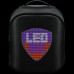 Рюкзак Prestigio LEDme MAX backpack, animated backpack with LED display, Nylon+TPU material, connection via bluetooth, dimensions 42*31.5*20cm, LED display 64*64 pixels, black color.