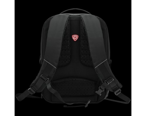 Рюкзак Prestigio LEDme MAX backpack, animated backpack with LED display, Nylon+TPU material, connection via bluetooth, dimensions 42*31.5*20cm, LED display 64*64 pixels, black color.