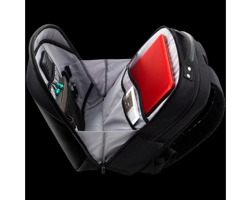 Рюкзак Prestigio LEDme MAX backpack, animated backpack with LED display, Nylon+TPU material, connection via bluetooth, dimensions 42*31.5*20cm, LED display 64*64 pixels, black color.