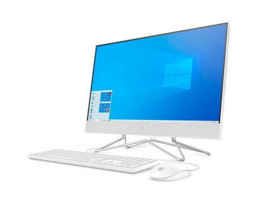 Моноблок HP 22 22-df0018ur 14P57EA Pentium J5040/4Gb/256Gb SSD/noODD/21.5'' (1920x1080)/WiFi/KB+mouse/Win 10/Snow White