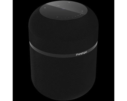 Портативная аккустика Prestigio Superior, portable speaker with output power 60W, BT5.0, TWS, NFC, 360° surround, built-in battery 12000 mAh (up to 10 hour battery life), hands free speakerphone support, touch control panel with backlight, USB chargi