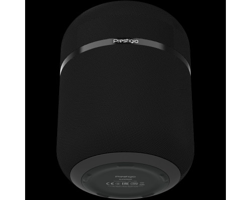 Портативная аккустика Prestigio Superior, portable speaker with output power 60W, BT5.0, TWS, NFC, 360° surround, built-in battery 12000 mAh (up to 10 hour battery life), hands free speakerphone support, touch control panel with backlight, USB chargi