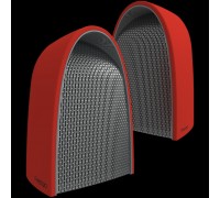 Портативная аккустика Prestigio Supreme, 2-in-1 bluetooth speakers with magnets, TWS, 1000mAH battery, with Type-C port,  Type-C to USB Cable 1.5M, Dimension 69*96*65mm, red color.                                                                      
