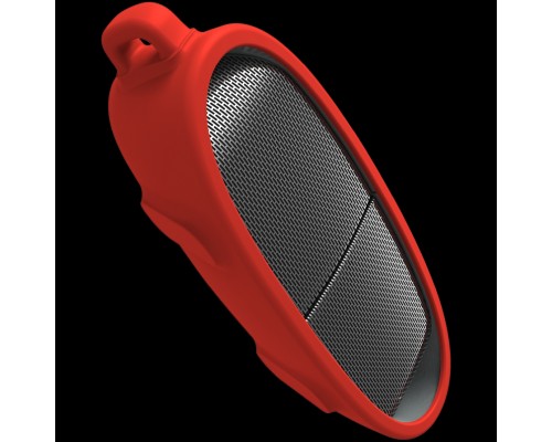 Портативная аккустика Prestigio Supreme, 2-in-1 bluetooth speakers with magnets, TWS, 1000mAH battery, with Type-C port,  Type-C to USB Cable 1.5M, Dimension 69*96*65mm, red color.